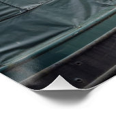 細長いボートと花園 ポスター (コーナー)