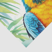 細鮮やかかい羽毛のオウム 薄葉紙 (詳細)