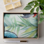 細鮮やかかい羽毛のオウム 薄葉紙 (ギフト)