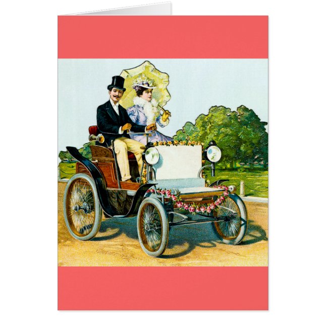 紳士および彼の女性Go For乗車-ヴィンテージ (正面)