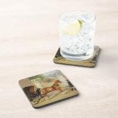 紳士のキャリッジ: カブリオレ、c.1820-30 (油 コースター (右側)