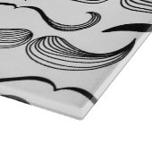 紳士のクラブ。 髭パターン2 カッティングボード (角)