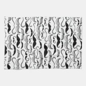 紳士のクラブ。 髭パターン2 キッチンタオル (横)