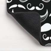 紳士のクラブ。 髭パターン マウスパッド (コーナー)