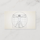 紳士のトップハットコールカード名刺 名刺 (裏面)