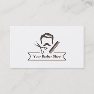 紳士のハサミのヘアカットバーバーショップ 名刺