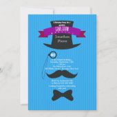 紳士のパーティの招待状 招待状 (正面)