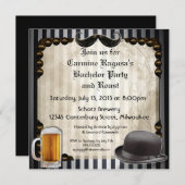 紳士のパーティー招待状バージョン7 招待状 (正面/裏面)