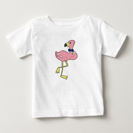 紳士のフラインゴ ベビーTシャツ (正面)