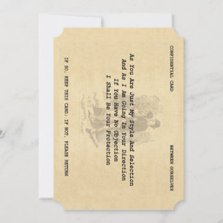 紳士のフリクションカード（ブラケット5" x 7"）