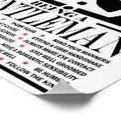 紳士のポスター ポスター (角)