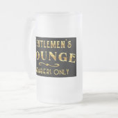紳士のラウンジ フロストグラスビールジョッキ (正面左)