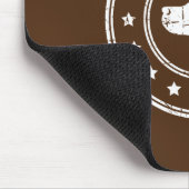 紳士のロゴのマウスパッド マウスパッド (コーナー)