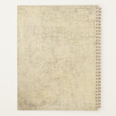 紳士のヴィンテージデザインと引用文 プランナー手帳 (裏面)