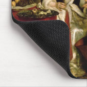 紳士の兵士(キャンバスの油) マウスパッド (コーナー)