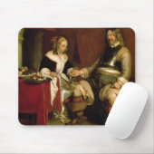 紳士の兵士(キャンバスの油) マウスパッド (マウス)