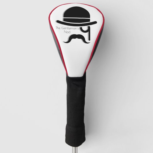 紳士の合図 ゴルフヘッドカバー (正面)