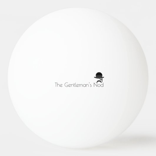 紳士の合図 卓球ボール (裏面)