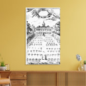 『紳士の娘』の田舎屋敷の庭 キャンバスプリント (インサイチュ (リビング))