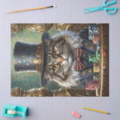 紳士の子猫ファンシー、キャッ遊トのトランプのポーカー 薄葉紙 (クラフト)