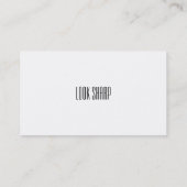 紳士の小売業カードを焼くこと 名刺 (裏面)