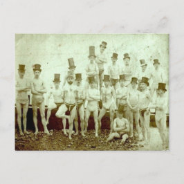 紳士の泳ぐ人 ポストカード