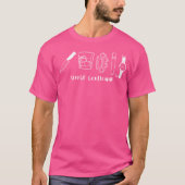 紳士の葉巻喫煙 Tシャツ (正面)