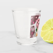 紳士の豚 – ロマンチックおもしろい- ショットグラス (左)