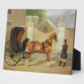 紳士の馬車: A Cabriolet, c.1820-30 (油 フォトプラーク (側面)