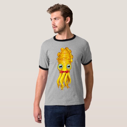 紳士のCuttlefishのワイシャツ Tシャツ (正面フル)
