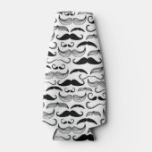 紳士クラブ。口ひげパターン2 ボトルクーラー (正面)