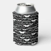 紳士クラブ。口ひげ模様 缶クーラー (缶裏面)