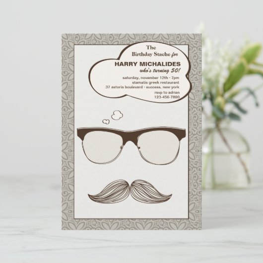 紳士ジム招待状 招待状 (スタンド正面)