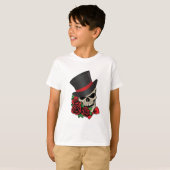 紳士スカル Tシャツ (正面フル)