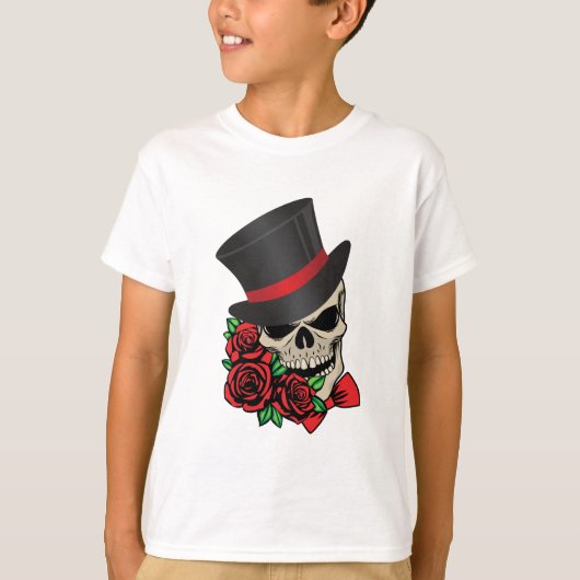 紳士スカル Tシャツ (正面)