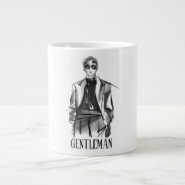 紳士スタイル コーヒーマグ ジャンボコーヒーマグカップ
