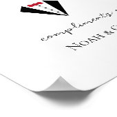 紳士バスルームのバスケットは花婿を補完 ポスター (角)