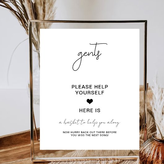 紳士バスルーム無料ウェディングパーティー ポスター