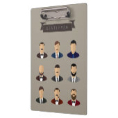 紳士レトロスタイル クリップボード (左)