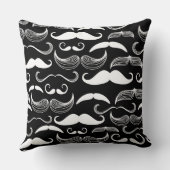 紳士会口ひげの模様 クッション (裏面)