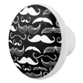 紳士会口ひげの模様 セラミックノブ (右)