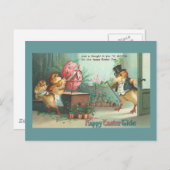 紳士卵バイヤーシックヴィンテージイースター シーズンポストカード (正面/裏面)