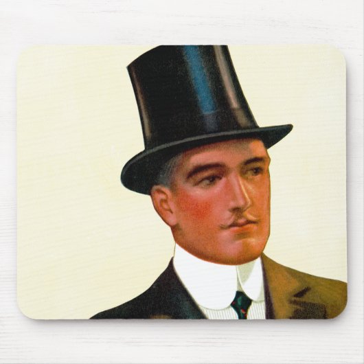 紳士用シャツカラーと袖口 マウスパッド (正面)