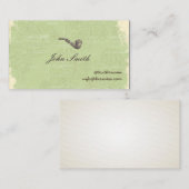 紳士用パイプ通話カードv2 コーリングカード (正面/裏面)