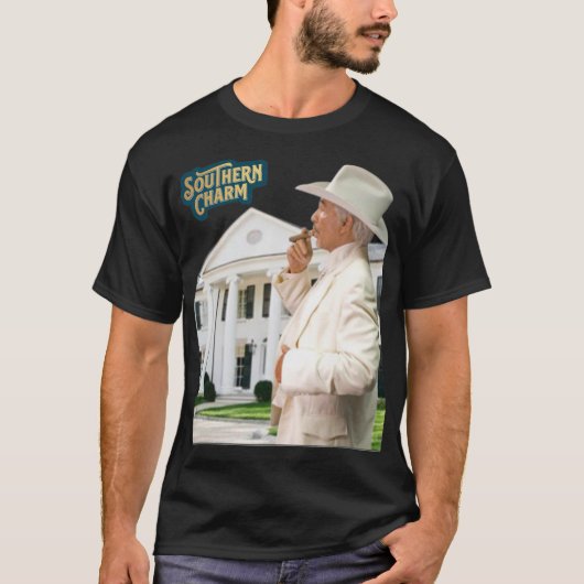 紳士的な南部チャーム Tシャツ (正面)
