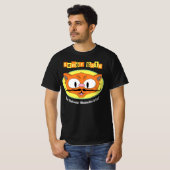 紳士的な口髭猫、セニョール・ガトー "The Debonair Moustachio'd cat!" Tシャツ (正面フル)