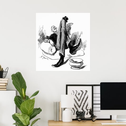 紳士読一八八八〇年 ポスター (ホームオフィス)