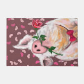 紳士豚 – ロマンチックおもしろい- - ドアマット (正面)