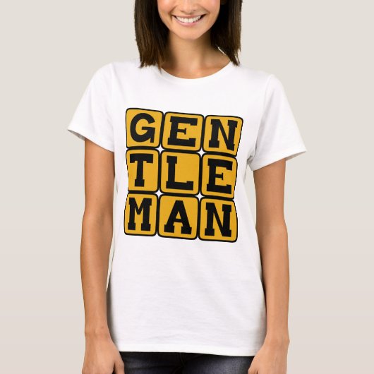 紳士、成熟した大人 Tシャツ (正面)