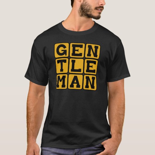 紳士、成熟した大人 Tシャツ (正面)